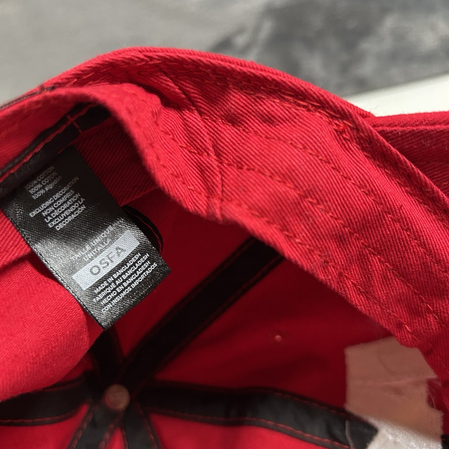 NFL Super Bowl LVII Hat Cap Strap Back Red White Football '47 Adjustable Adult