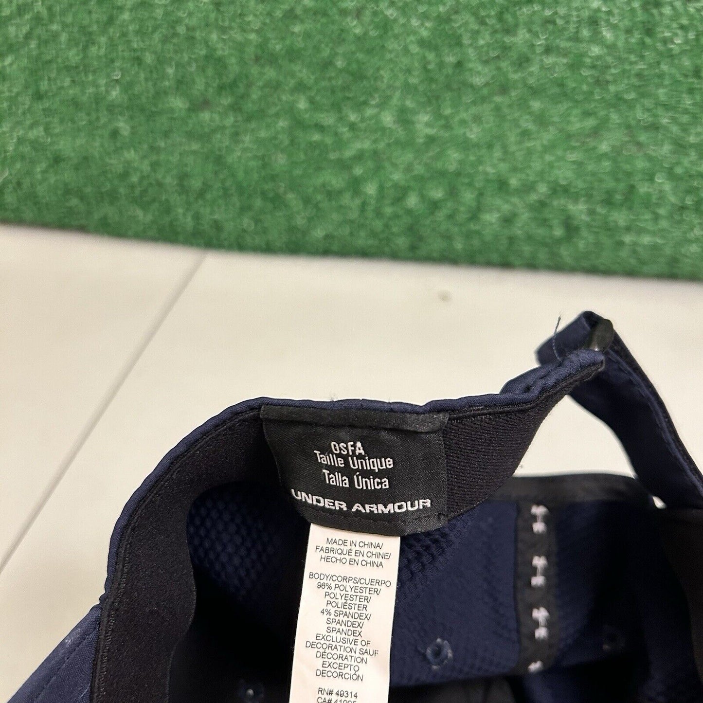 Ryder Cup Golf Hat Cap Mens Strapback Navy Under Armour 2016 USA Flag Adjustable