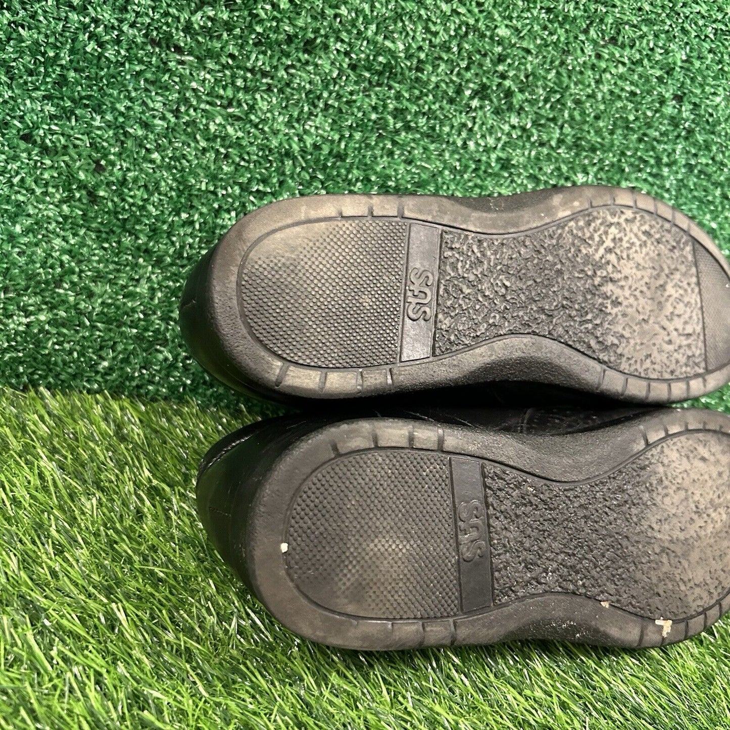 SAS Free Time Womens 9 Black Leather Shoes Sneaker Athletic Walking Comfort