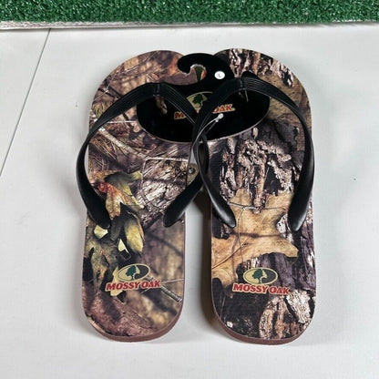 Mossy Oak Camo Flip Flops Sandals Thong Outdoor Comfort Slides Mens Large 11-12