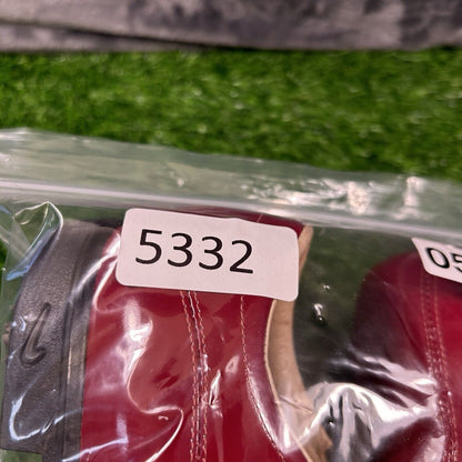 Nike Golf Verdana Last Womens 6 Red Leather Shoes Athletic Comfort Spikes Slip