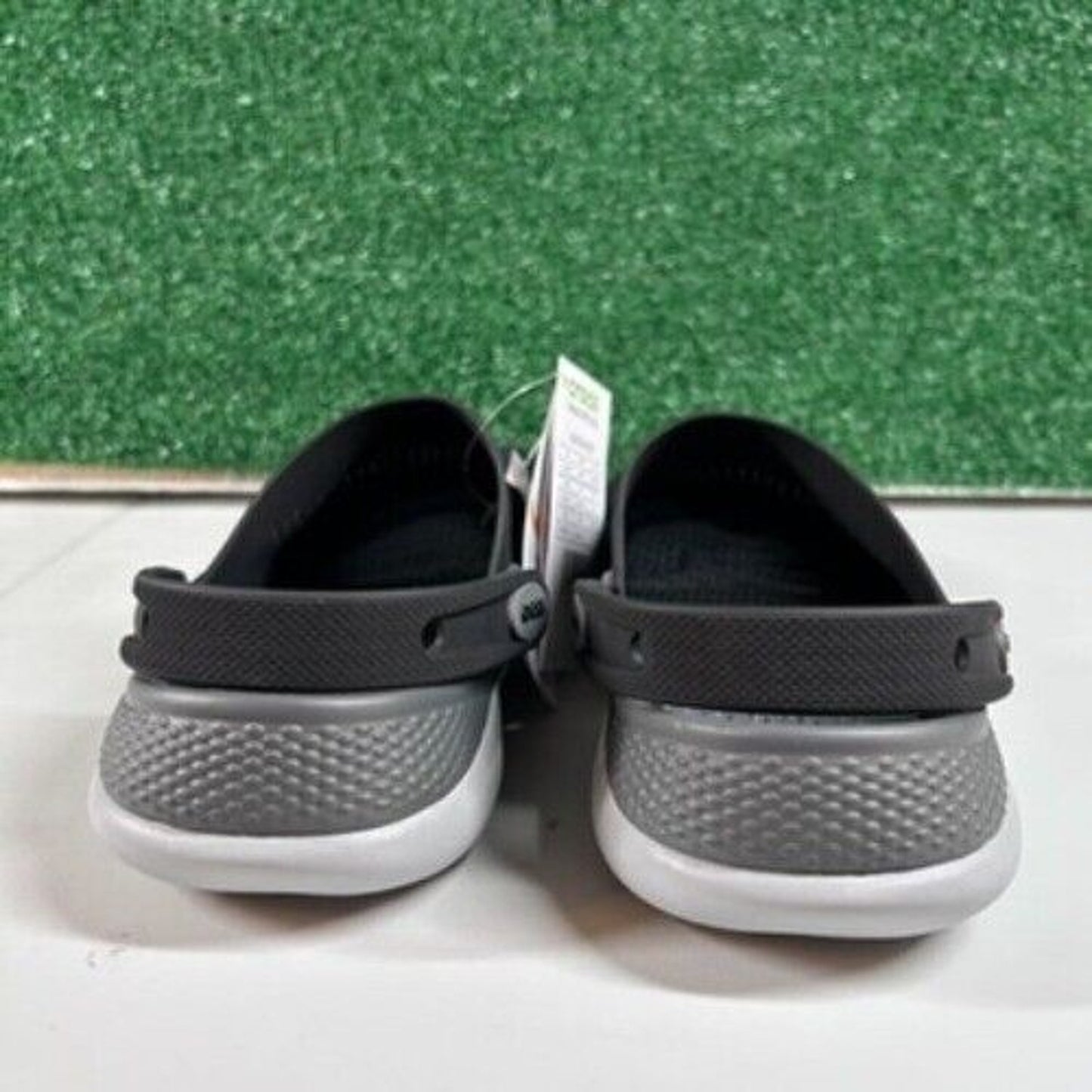Crocs LiteRide 360 Clog Comfort Slip On Casual Shoes Black Gray Mesh Womens 6