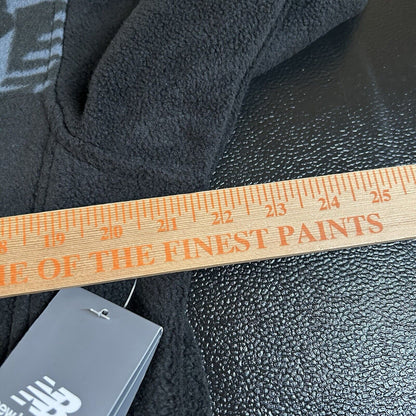 New Balance Fleece Jacket Mens Small Black Full Zip Comfort Outdoor Pockets NEW