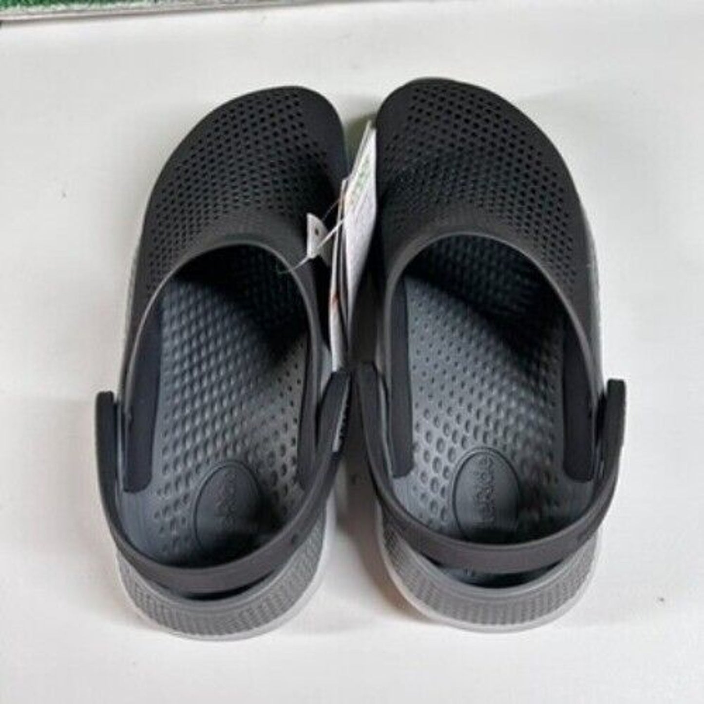 Crocs LiteRide 360 Clog Comfort Slip On Casual Shoes Black Gray Mesh Womens 6