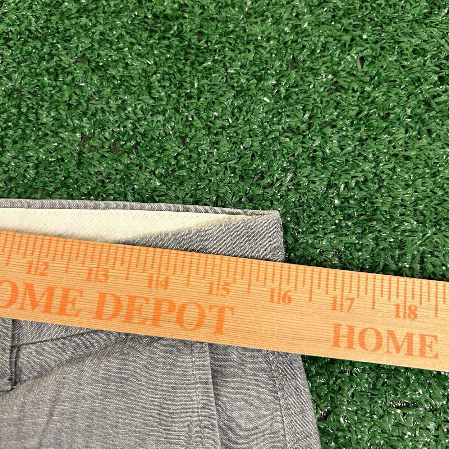 J Crew Chino Shorts Mens 31 Blue/Gray Casual Outdoor Golf 10.5" Inseam