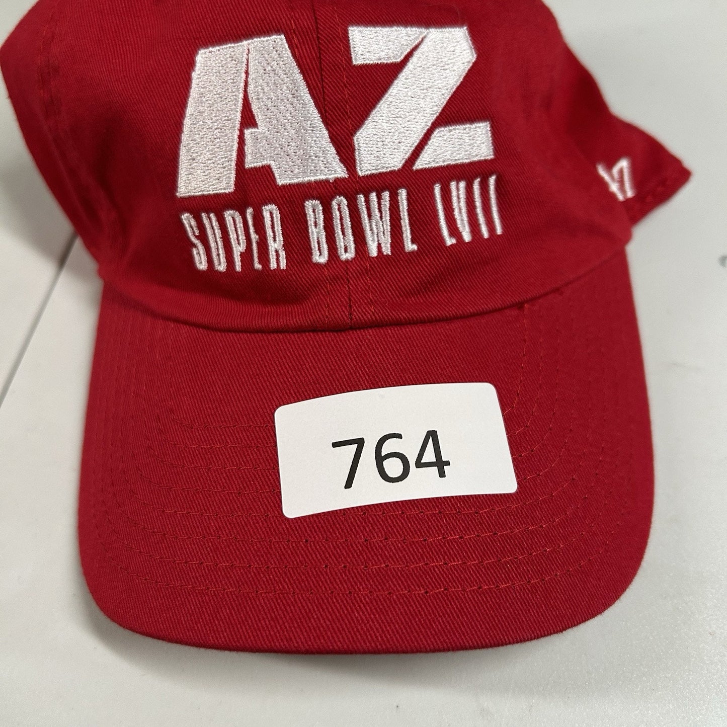 NFL Super Bowl LVII Hat Cap Strap Back Red White Football '47 Adjustable Adult