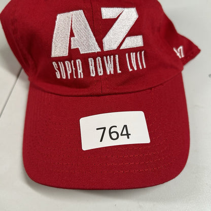 NFL Super Bowl LVII Hat Cap Strap Back Red White Football '47 Adjustable Adult