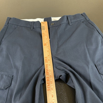 Red Kap Cargo Pants Mens 38x30" Navy Workwear Uniform Industrial Comfort Pockets